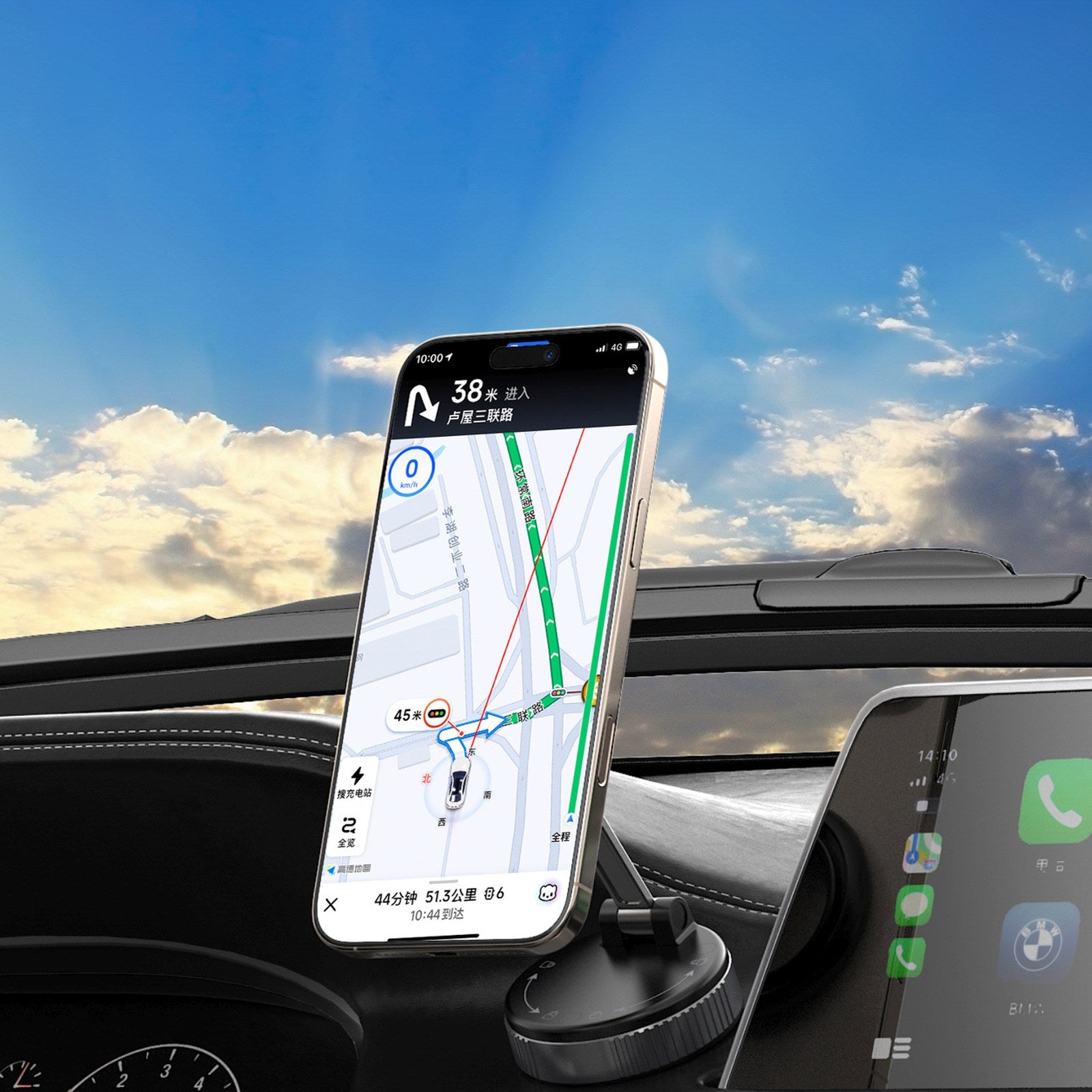 Mobile Phone Stands – Magnetic car holder for dashboard, glass - Carlat