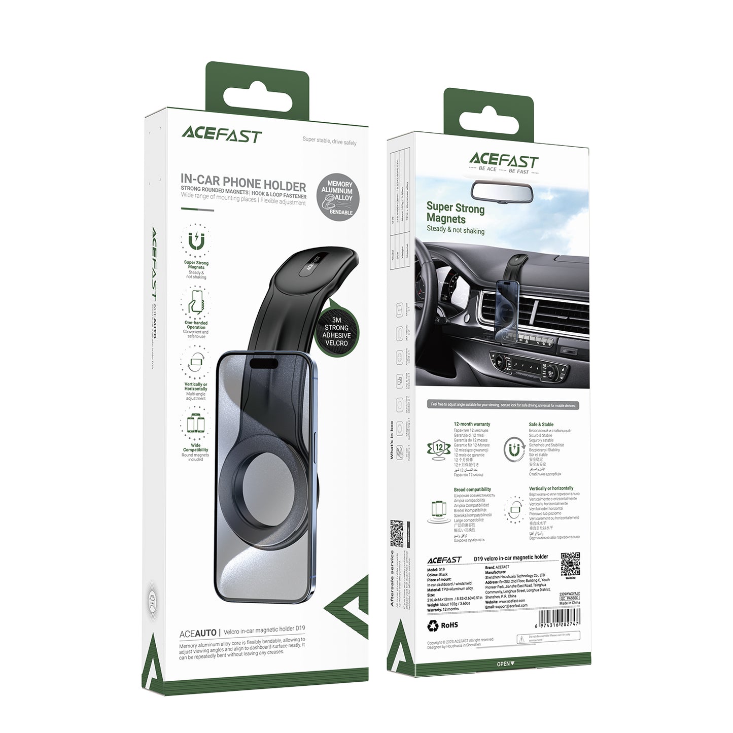 Mobile Phone Stands – Magnetic car holder for phone, cockpit, - Carlat