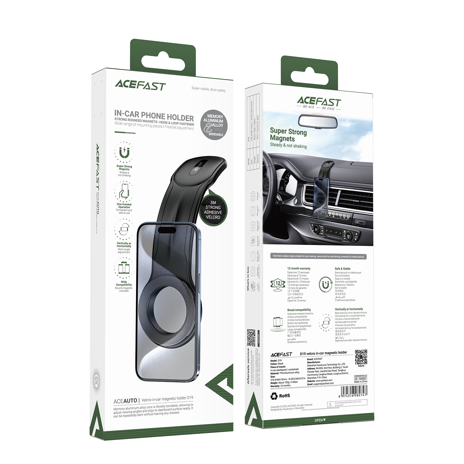 Mobile Phone Stands – Magnetic car holder for phone, cockpit, - Carlat