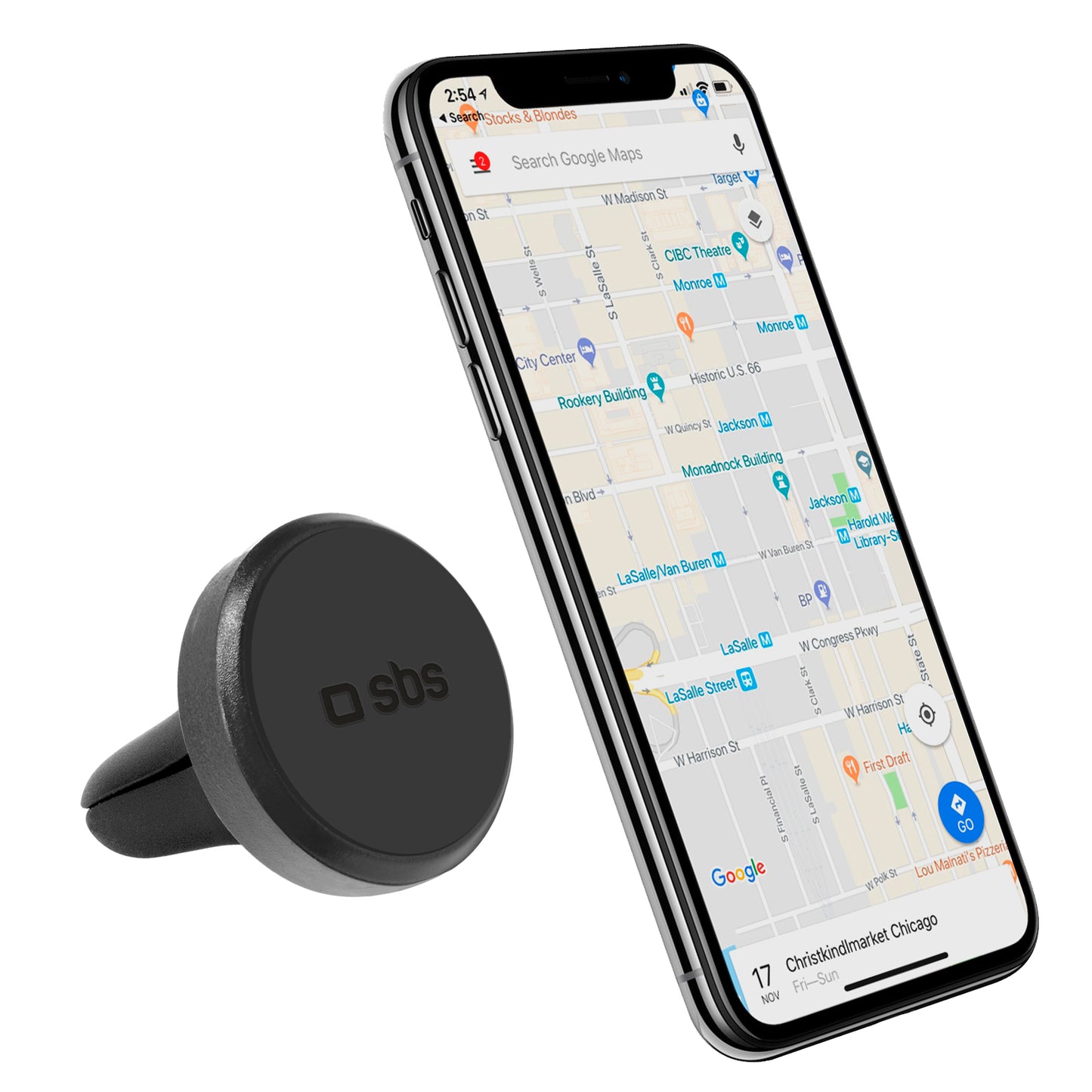 Mobile Phone Stands – Magnetic car holder for smartphone, diameter - Carlat