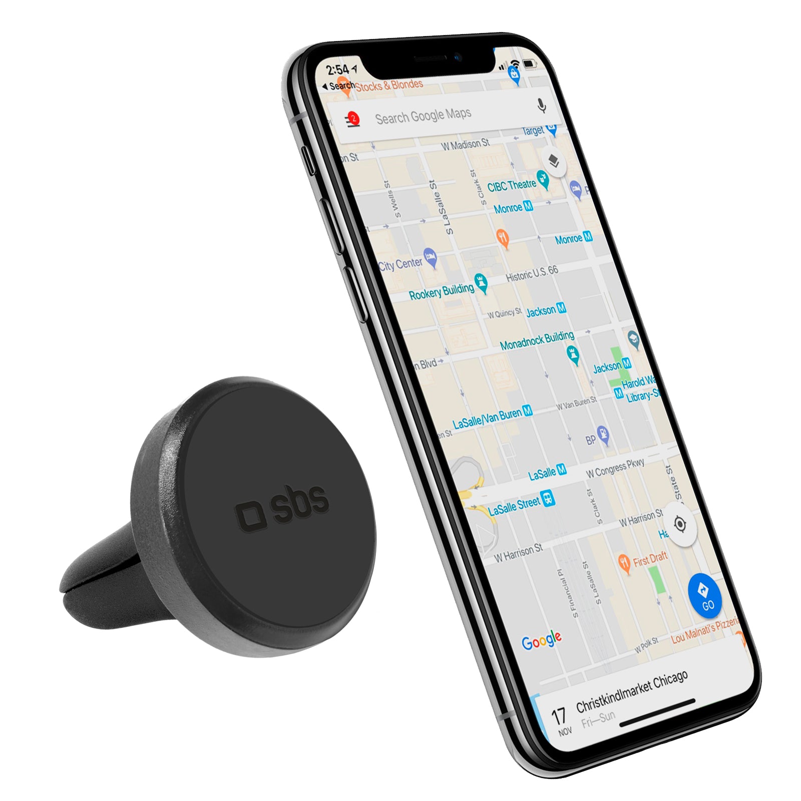 Mobile Phone Stands – Magnetic car holder for smartphone, diameter - Carlat