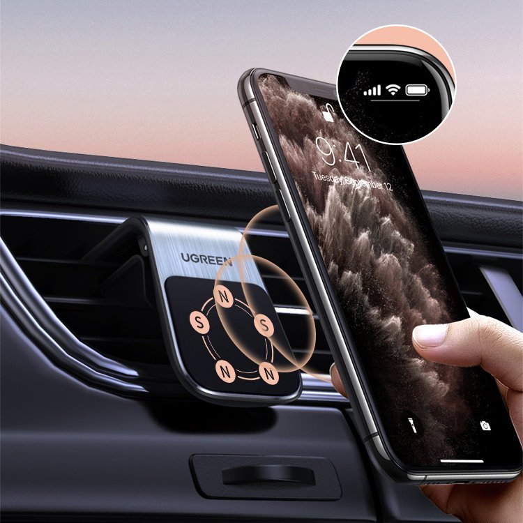Mobile Phone Stands – Magnetic car holder for the air - Carlat