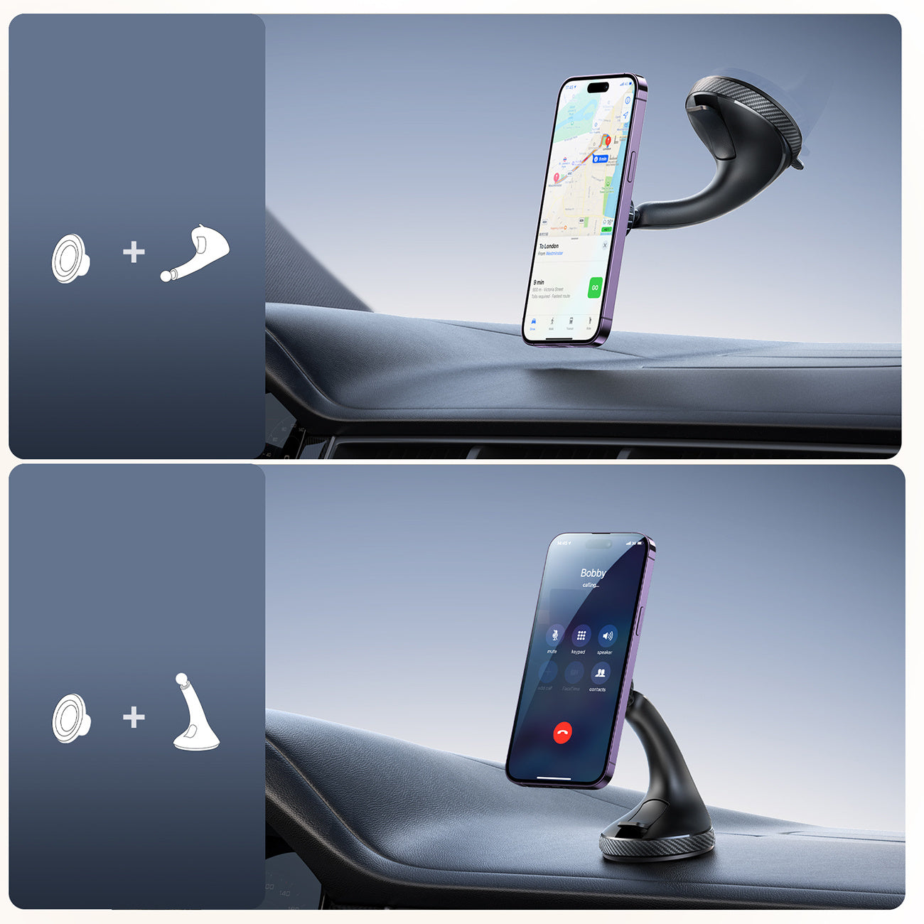 Mobile Phone Stands – Magnetic car phone holder for cockpit - Carlat