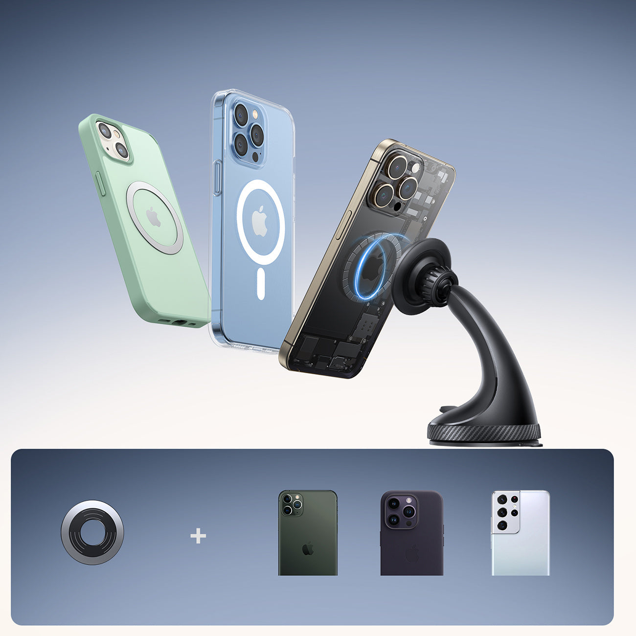Mobile Phone Stands – Magnetic car phone holder for cockpit - Carlat