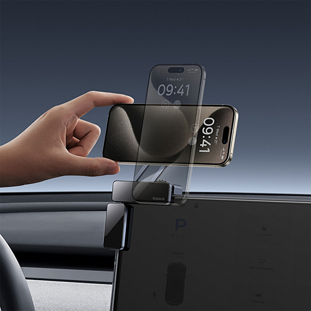 Mobile Phone Stands – Magnetic car phone holder mounted on - Carlat