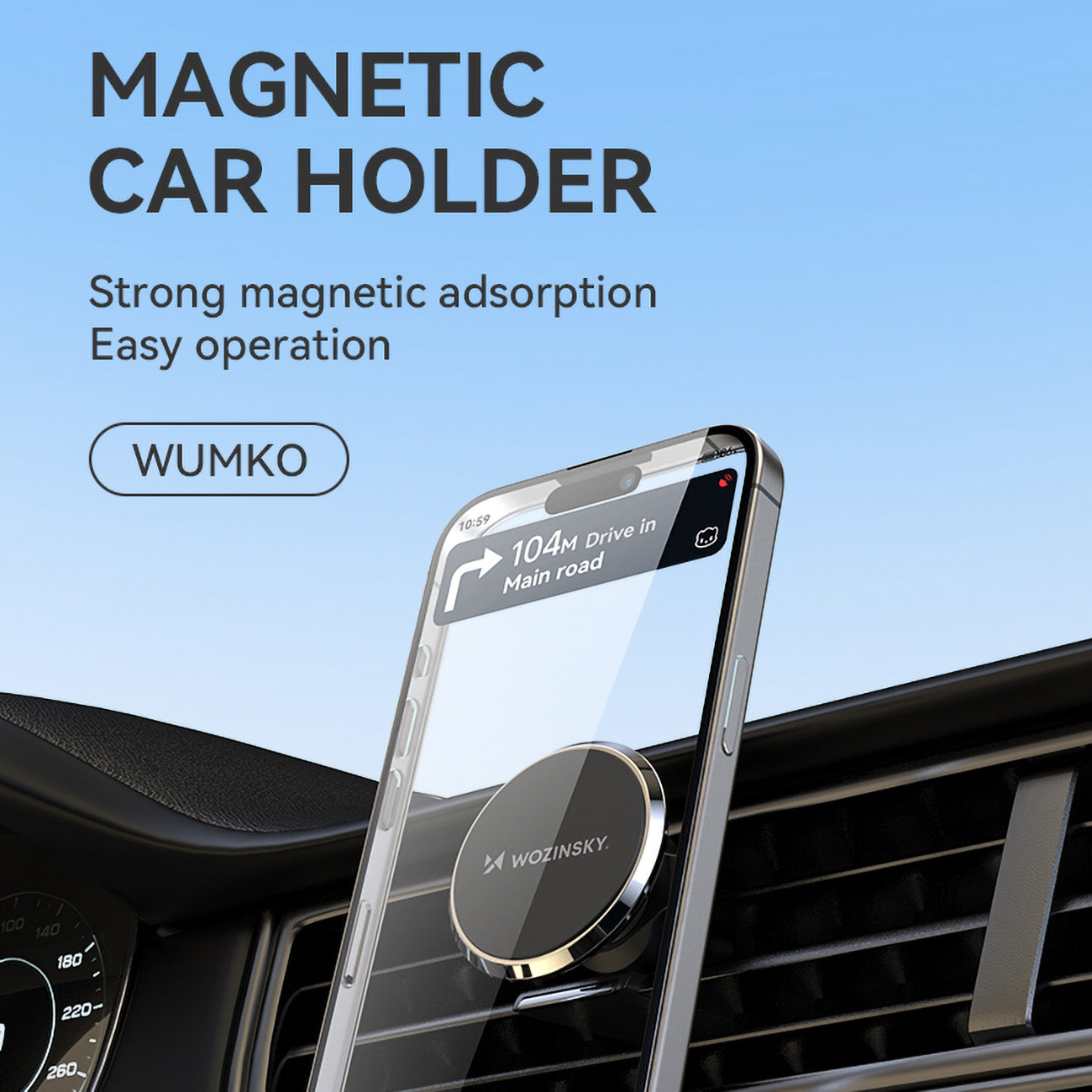 Mobile Phone Stands – Magnetic phone holder for car air - Carlat