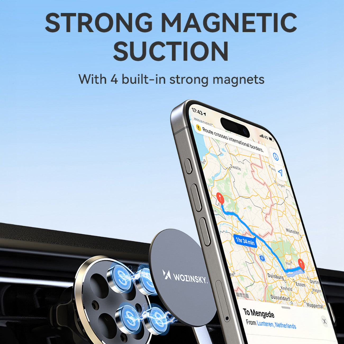 Mobile Phone Stands – Magnetic phone holder for car air - Carlat