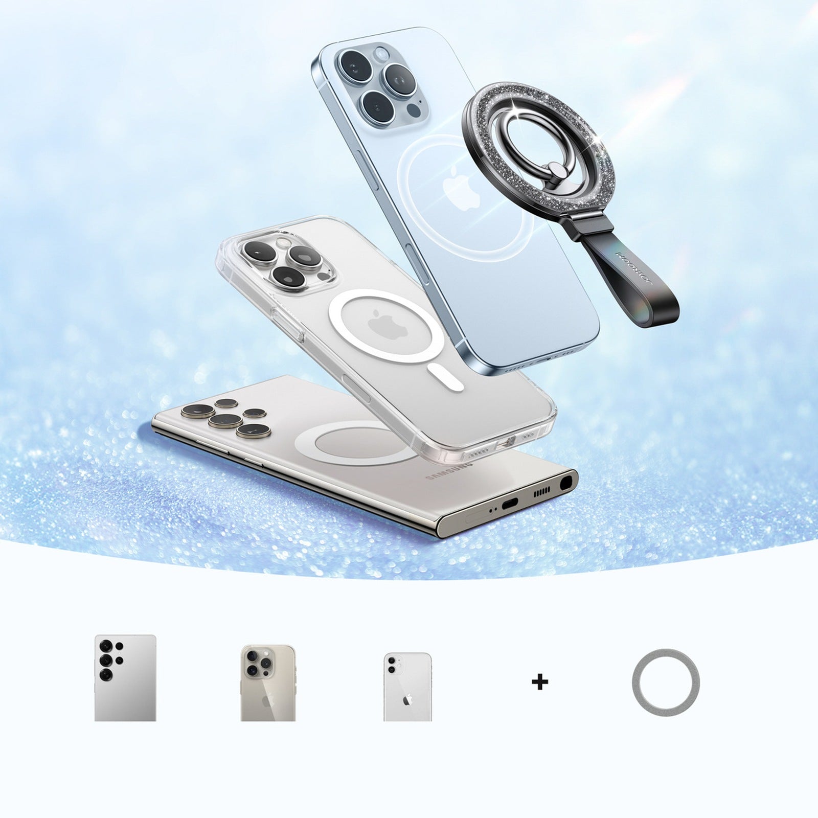 Mobile Phone Stands – Magnetic ring holder for the phone - Carlat
