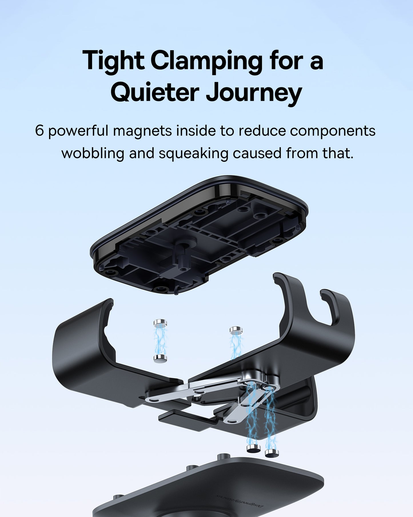 Mobile Phone Stands – Metal Age 3 gravity car phone - Carlat