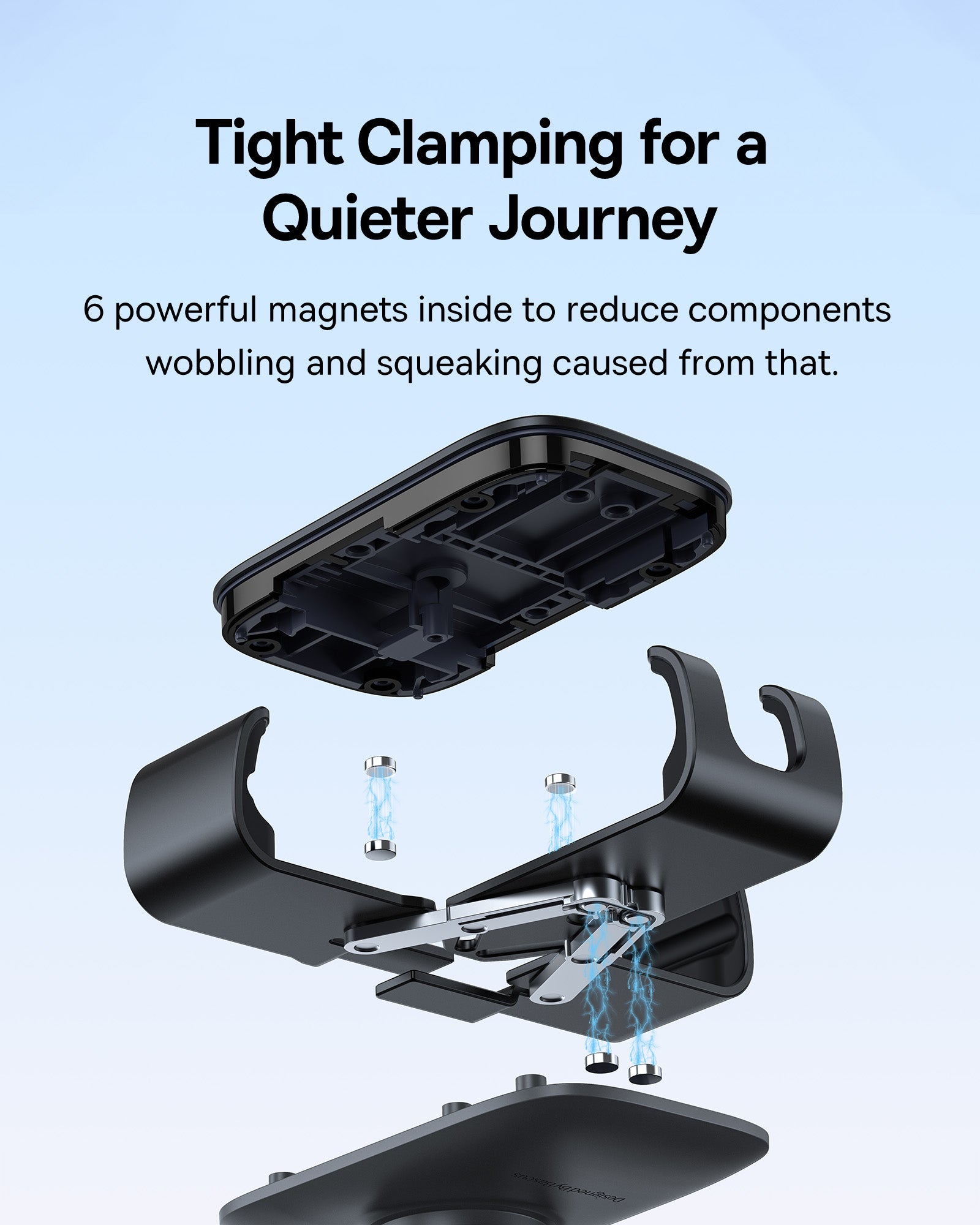 Mobile Phone Stands – Metal Age 3 gravity car phone - Carlat