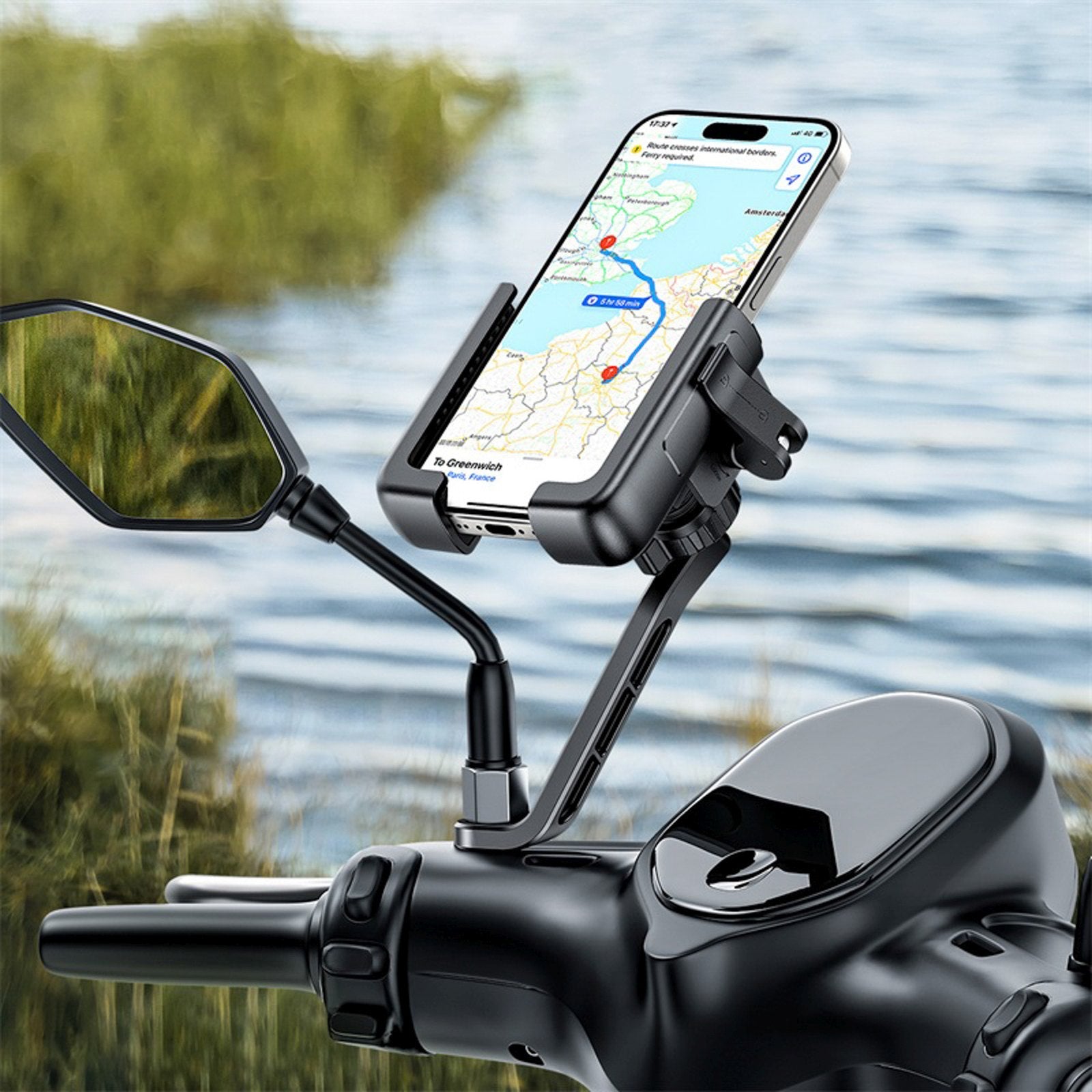 Mobile Phone Stands – Motorcycle phone holder with shock absorption - Carlat