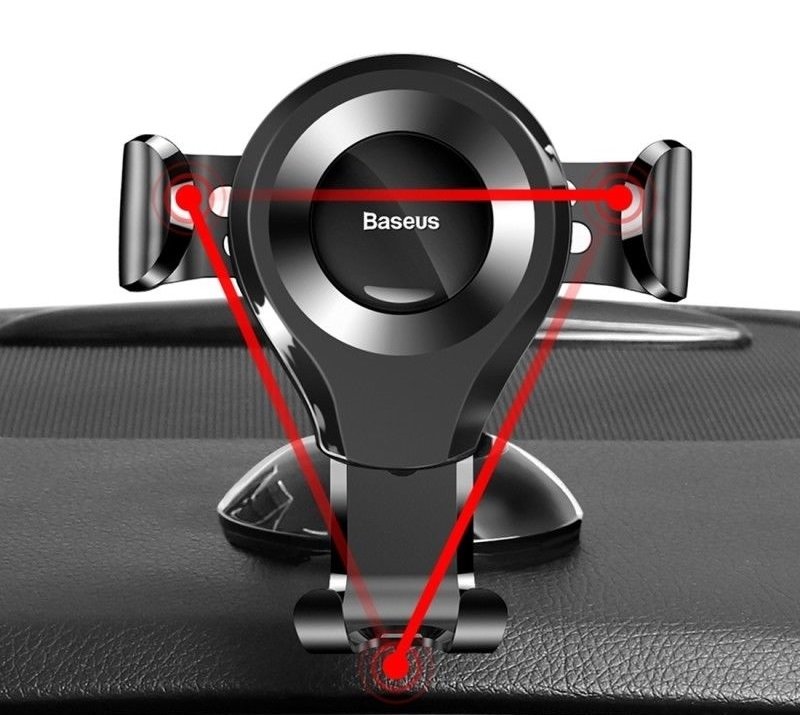 Mobile Phone Stands – Osculum silver gravity car phone holder - Carlat