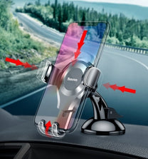 Mobile Phone Stands – Osculum silver gravity car phone holder - Carlat