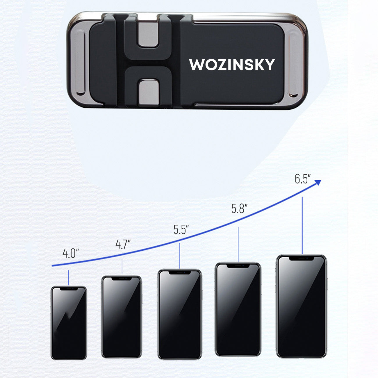 Mobile Phone Stands – Self-adhesive magnetic phone holder with cable - Carlat