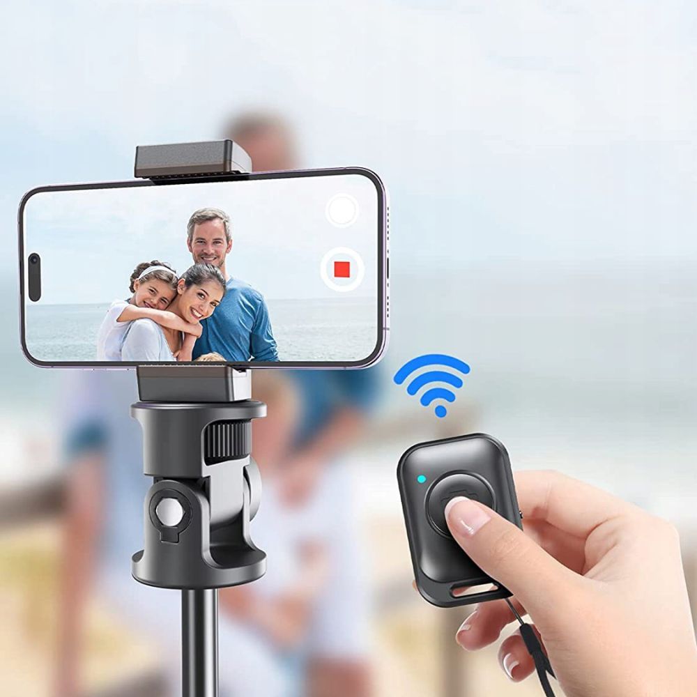 Mobile Phone Stands – Selfie stick Bluetooth photo stick with - Carlat