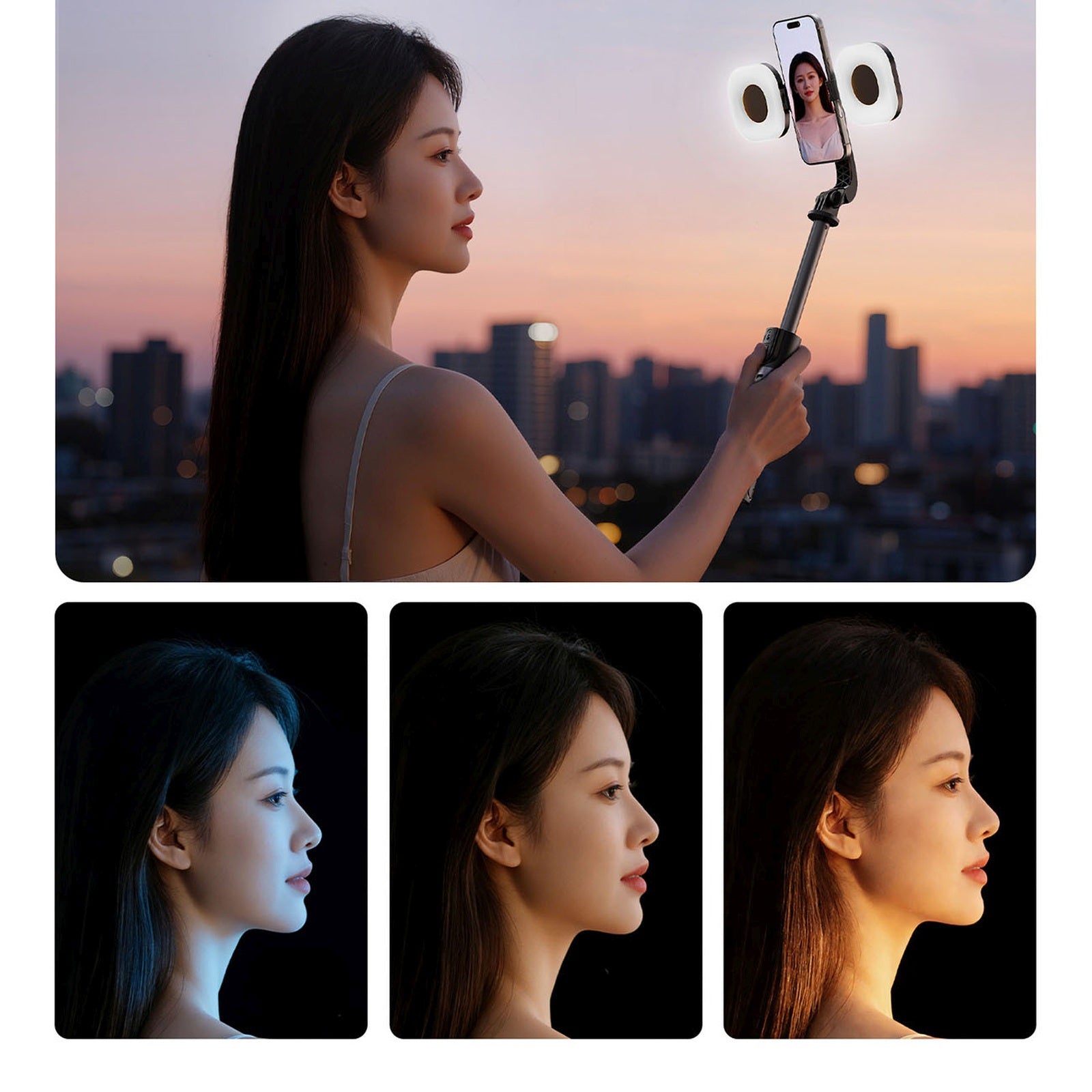 Mobile Phone Stands – Selfie stick mini aluminum tripod Bluetooth - Carlat