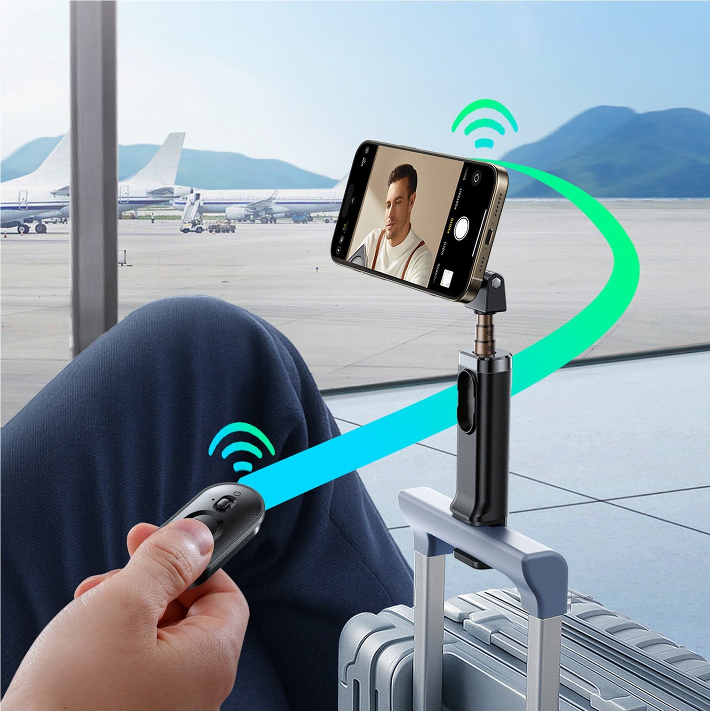 Mobile Phone Stands – Selfie stick photo stick with MagSafe - Carlat