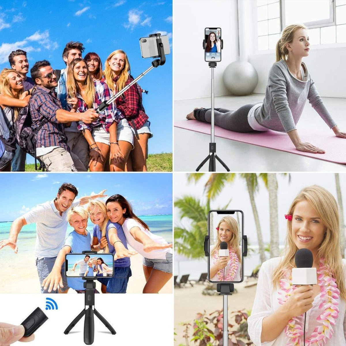 Mobile Phone Stands – Selfie stick stick tripod for photos - Carlat