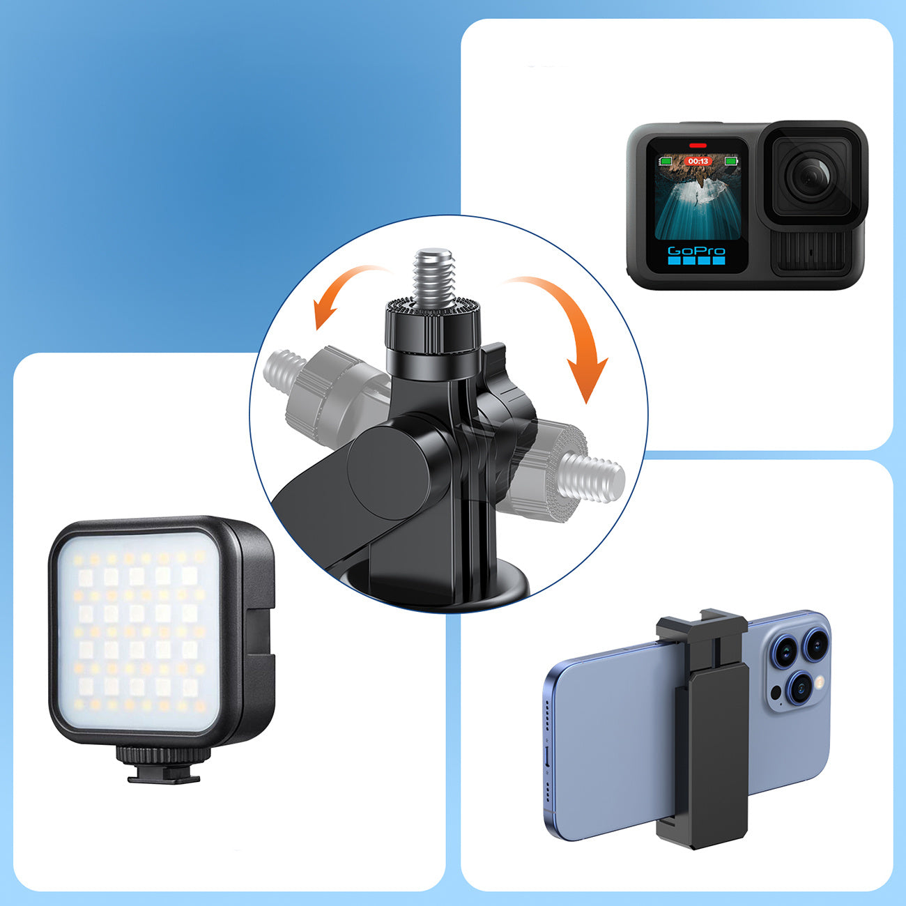Mobile Phone Stands – Selfie stick stick with smartphone holder, - Carlat