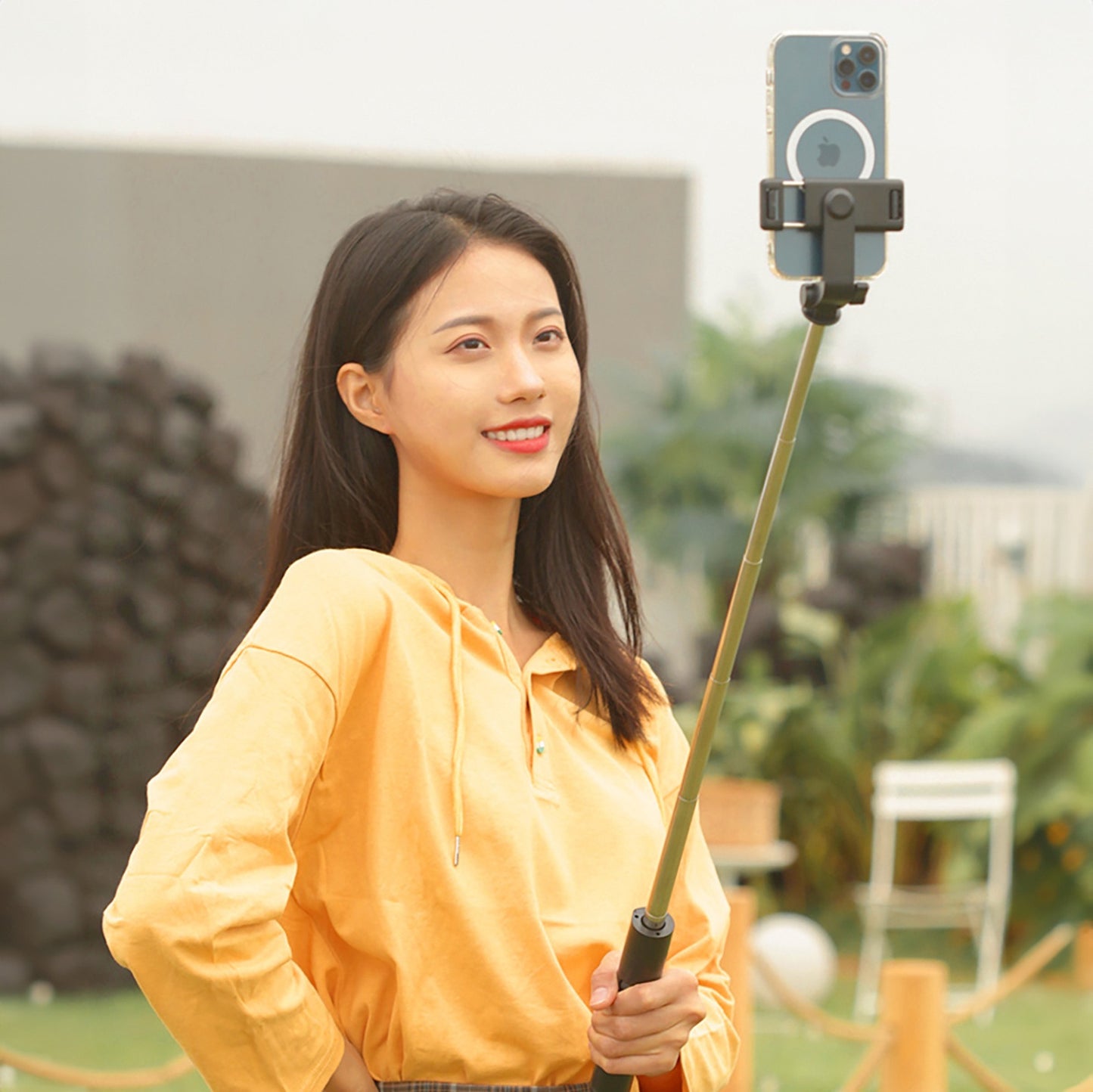 Mobile Phone Stands – Selfie stick, telescopic tripod stick with - Carlat