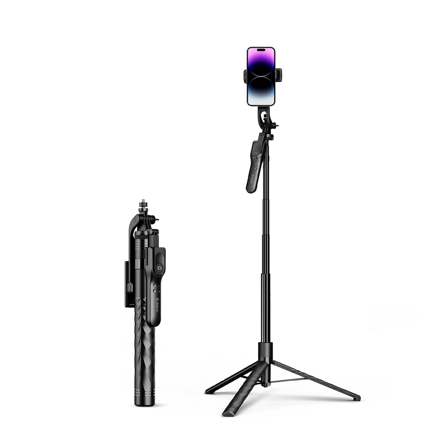 Mobile Phone Stands – Selfie stick tripod 1/4'' for phone - Carlat