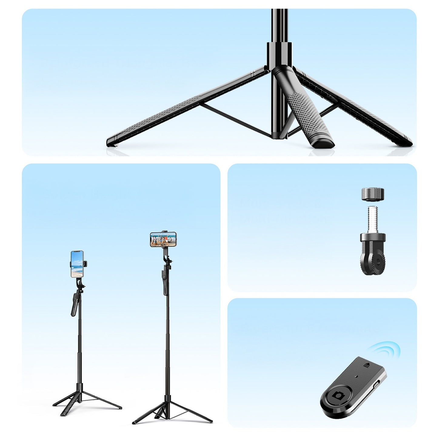 Mobile Phone Stands – Selfie stick tripod 1/4'' for phone - Carlat