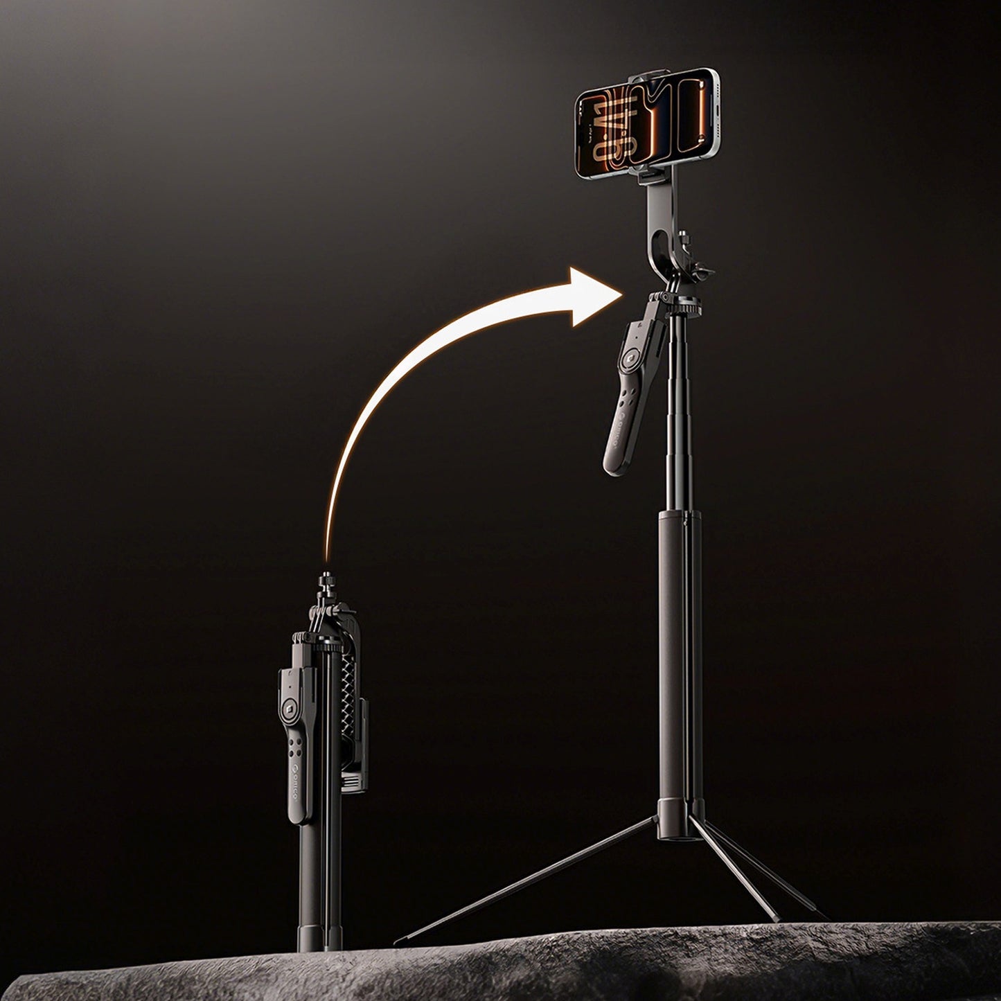 Mobile Phone Stands – Selfie stick tripod 1/4'' for phone, - Carlat