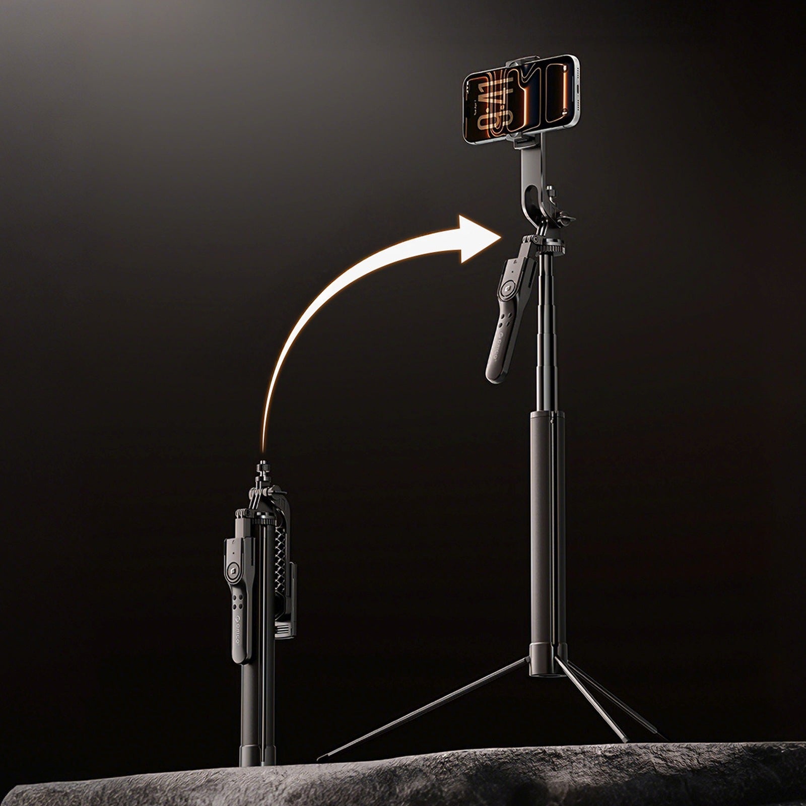 Mobile Phone Stands – Selfie stick tripod 1/4'' for phone, - Carlat