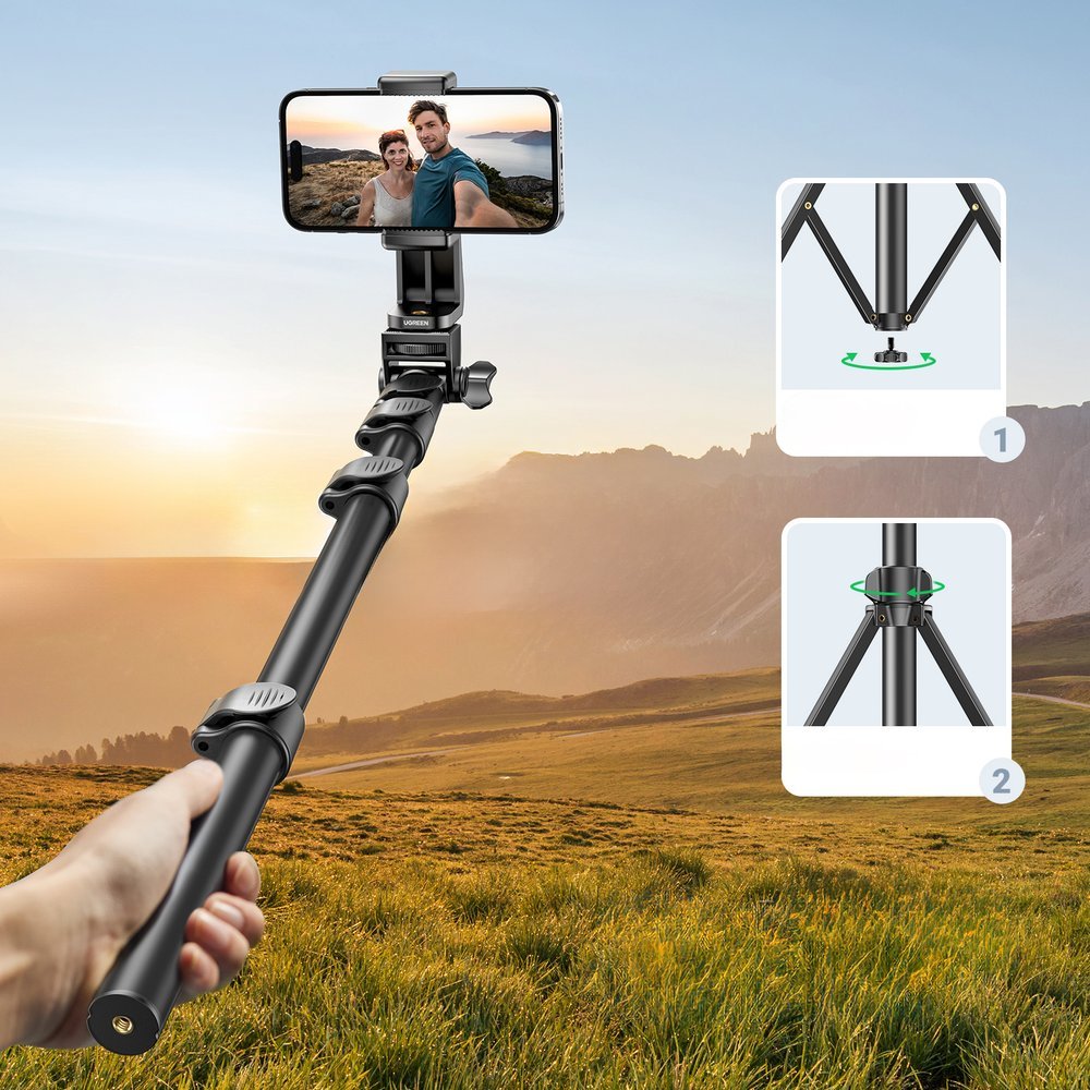 Mobile Phone Stands – Selfie stick with stand and Bluetooth - Carlat