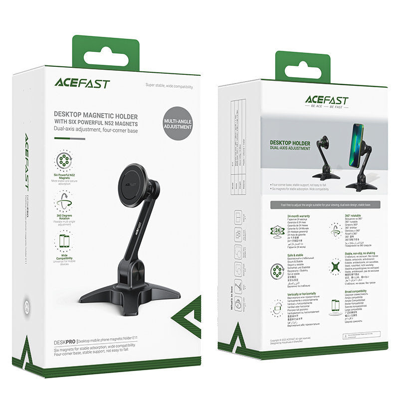 Mobile Phone Stands – Stand, magnetic phone holder, black - Carlat