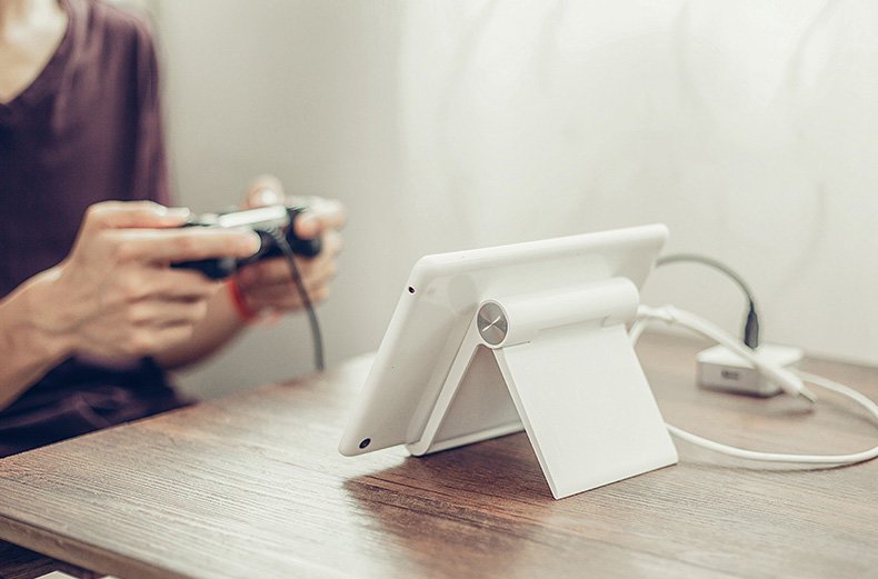 Mobile Phone Stands – Stand, stand, phone holder, tablet, white - Carlat