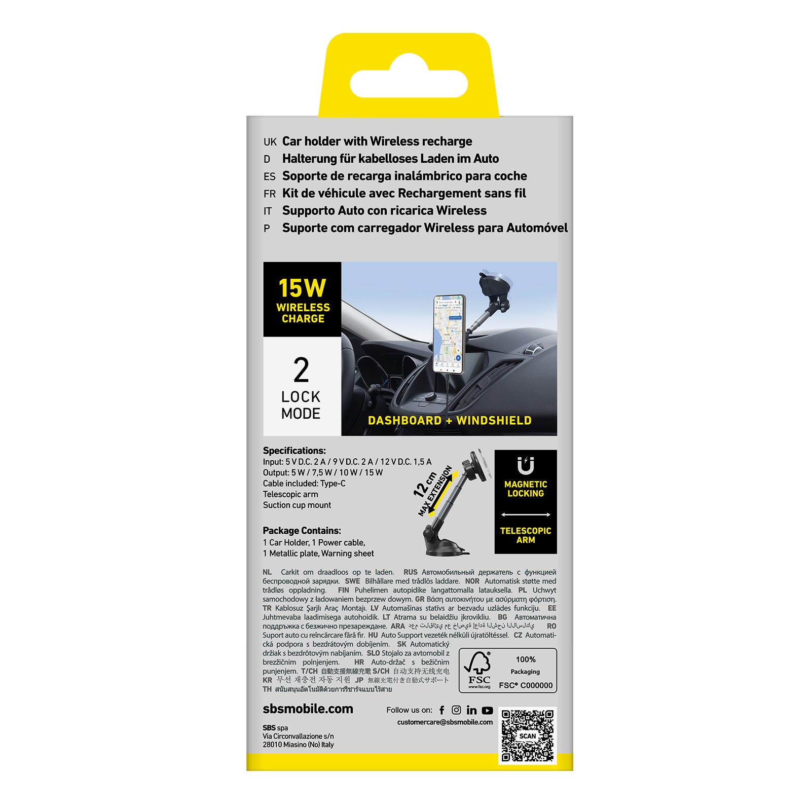 Mobile Phone Stands – Telescopic car holder for a smartphone - Carlat