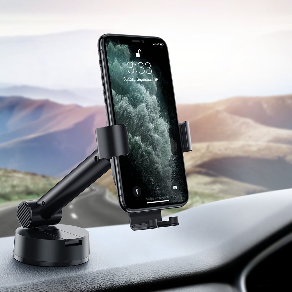Mobile Phone Stands – Telescopic gravity car holder for glass, - Carlat