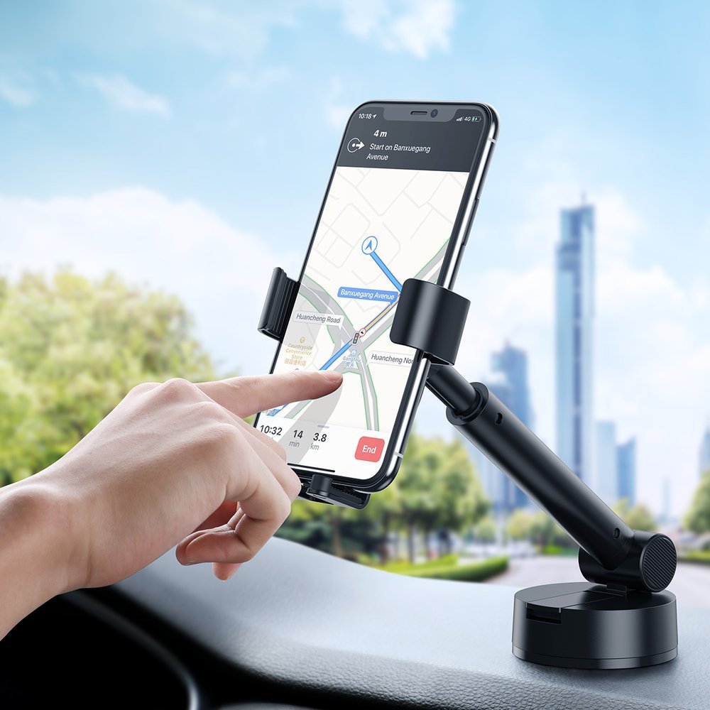 Mobile Phone Stands – Telescopic gravity car holder for glass, - Carlat