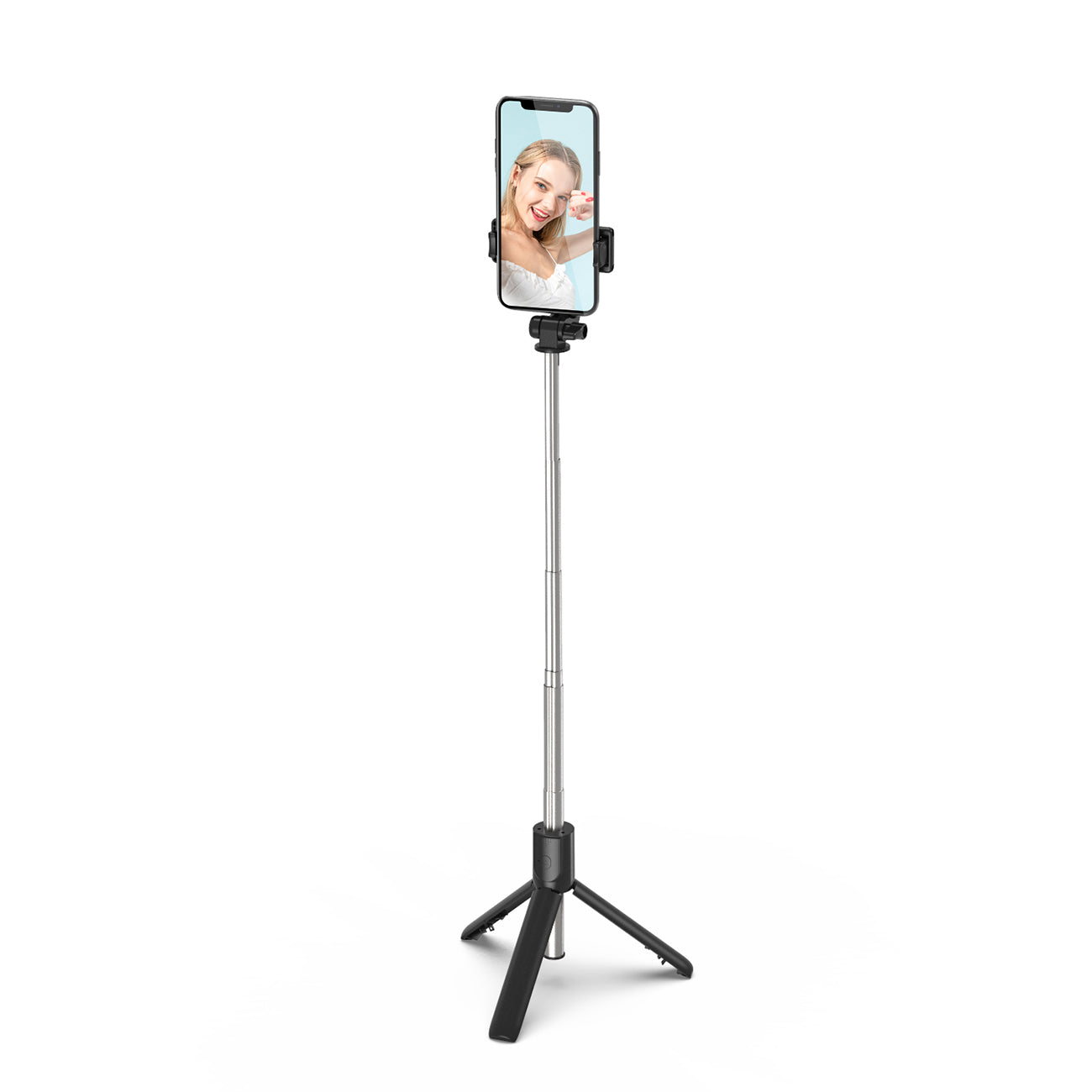 Mobile Phone Stands – Telescopic selfie stick with remote control, - Carlat