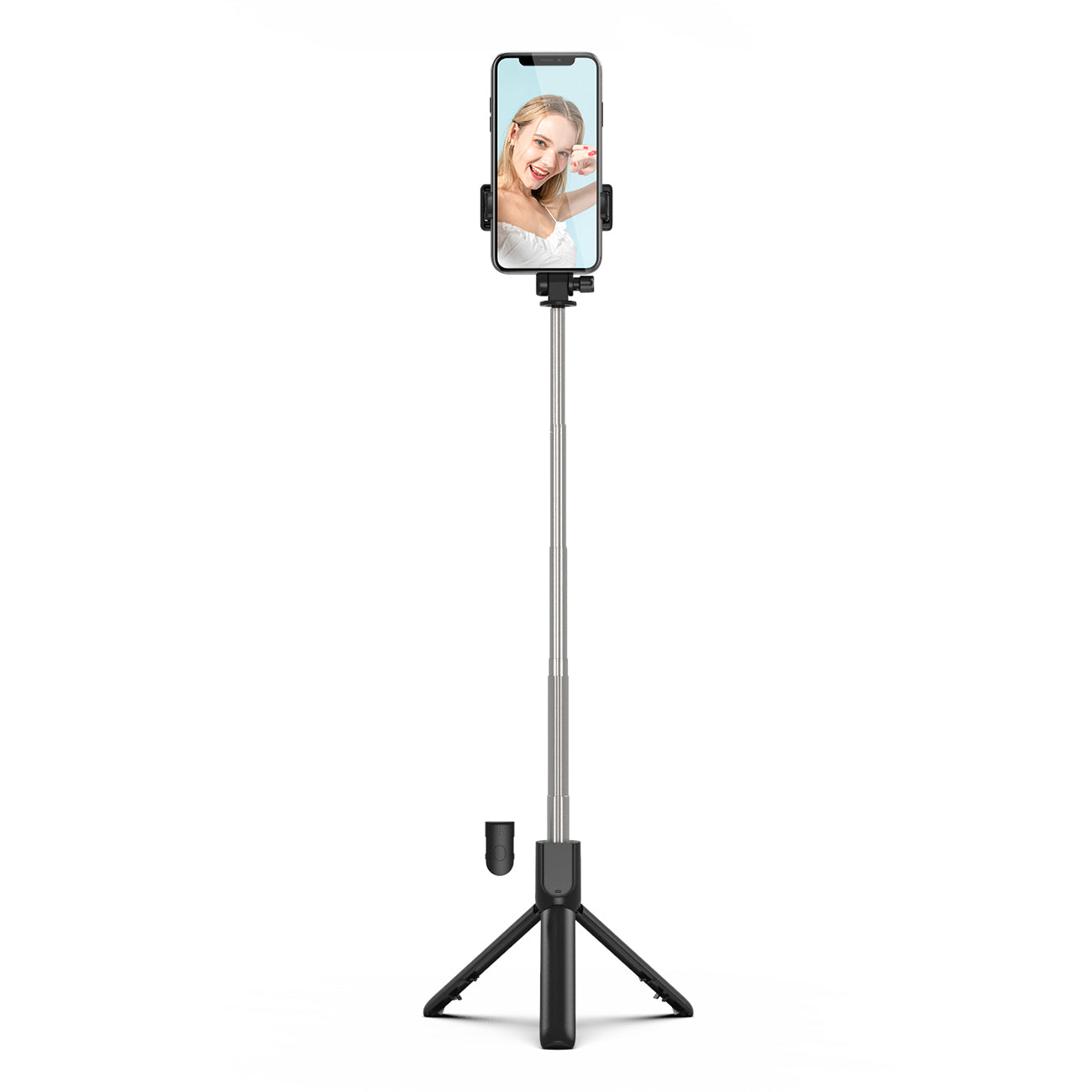Mobile Phone Stands – Telescopic selfie stick with remote control, - Carlat