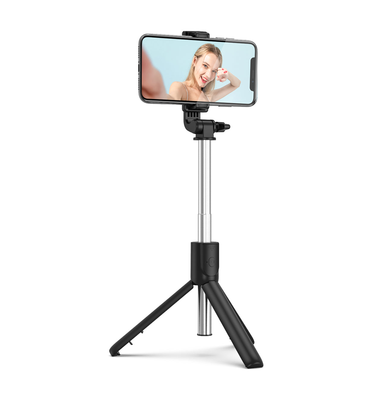 Mobile Phone Stands – Telescopic selfie stick with remote control, - Carlat