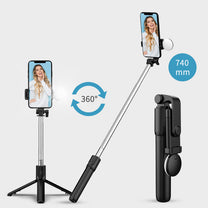 Mobile Phone Stands – Telescopic selfie stick with remote control - Carlat