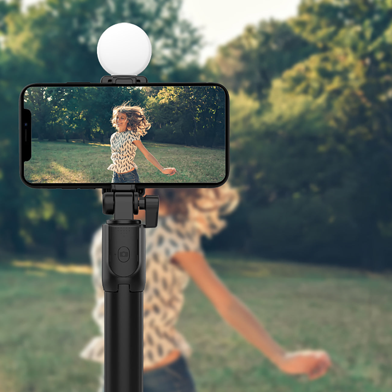 Mobile Phone Stands – Telescopic selfie stick with remote control - Carlat