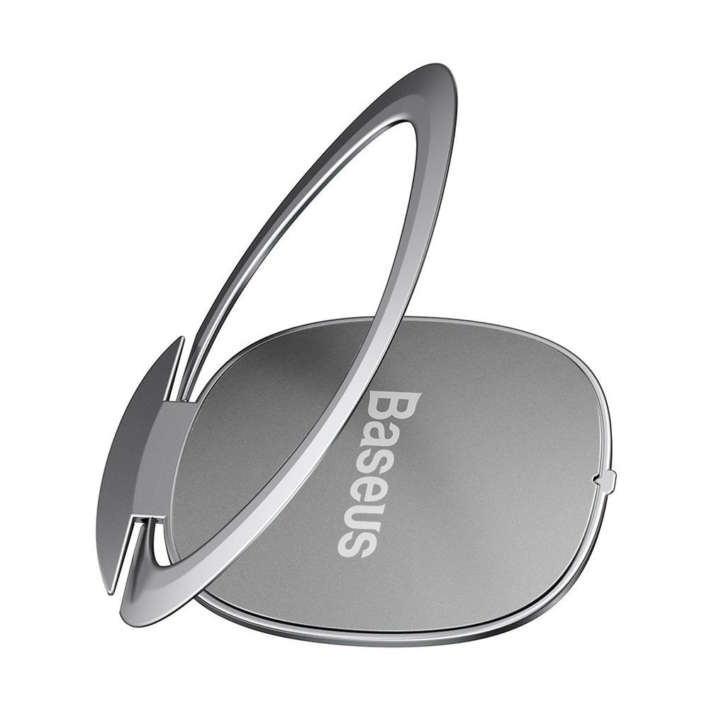 Mobile Phone Stands – Ultra-thin self-adhesive phone ring holder, silver - Carlat