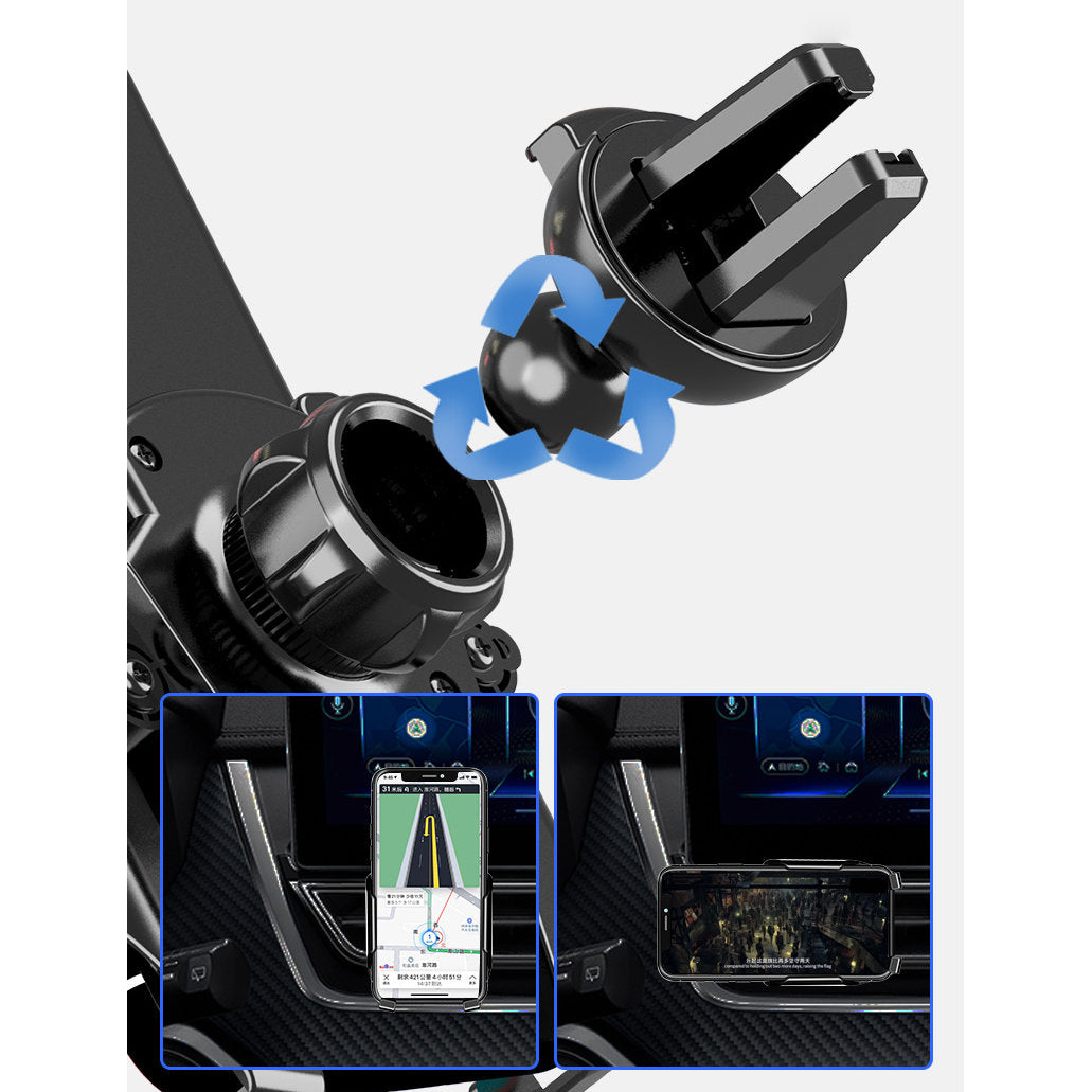Mobile Phone Stands – Universal gravity car phone holder, dark - Carlat