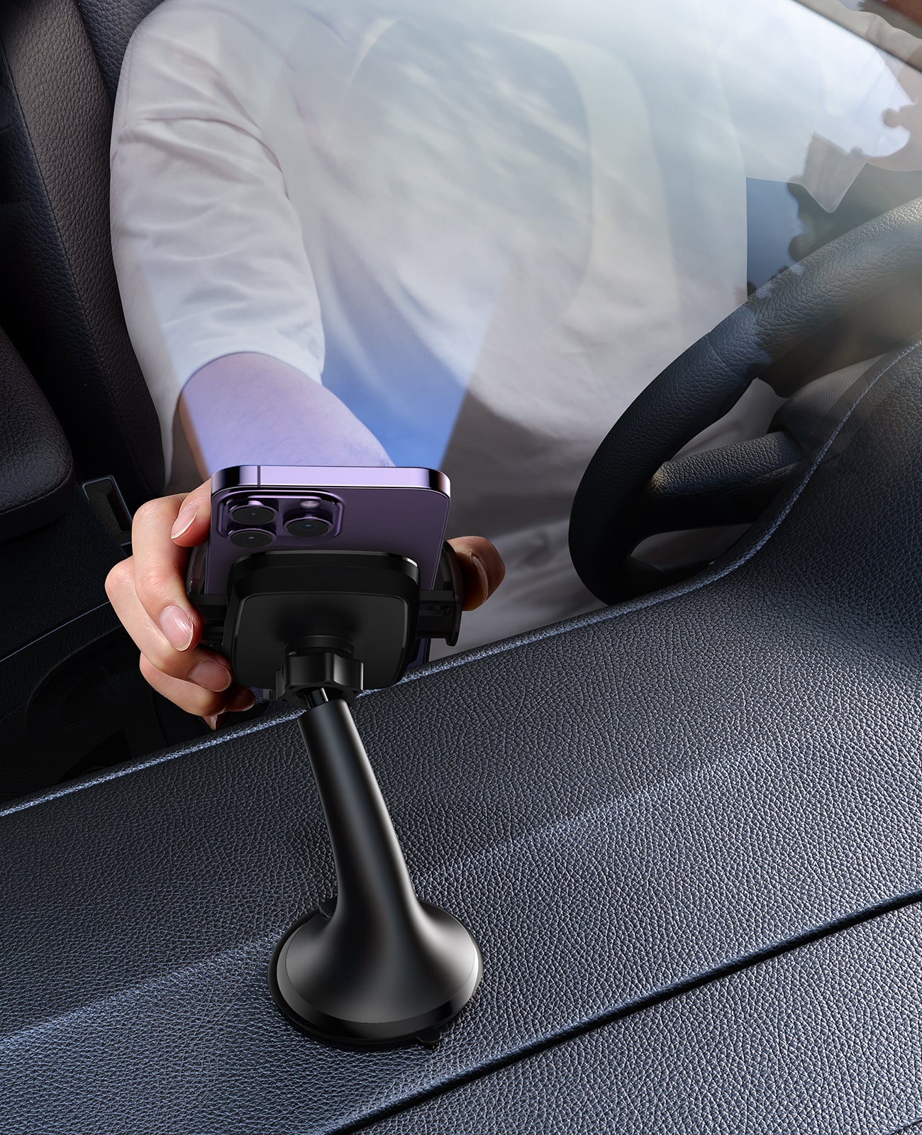 Mobile Phone Stands – Universal mechanical car phone holder for - Carlat
