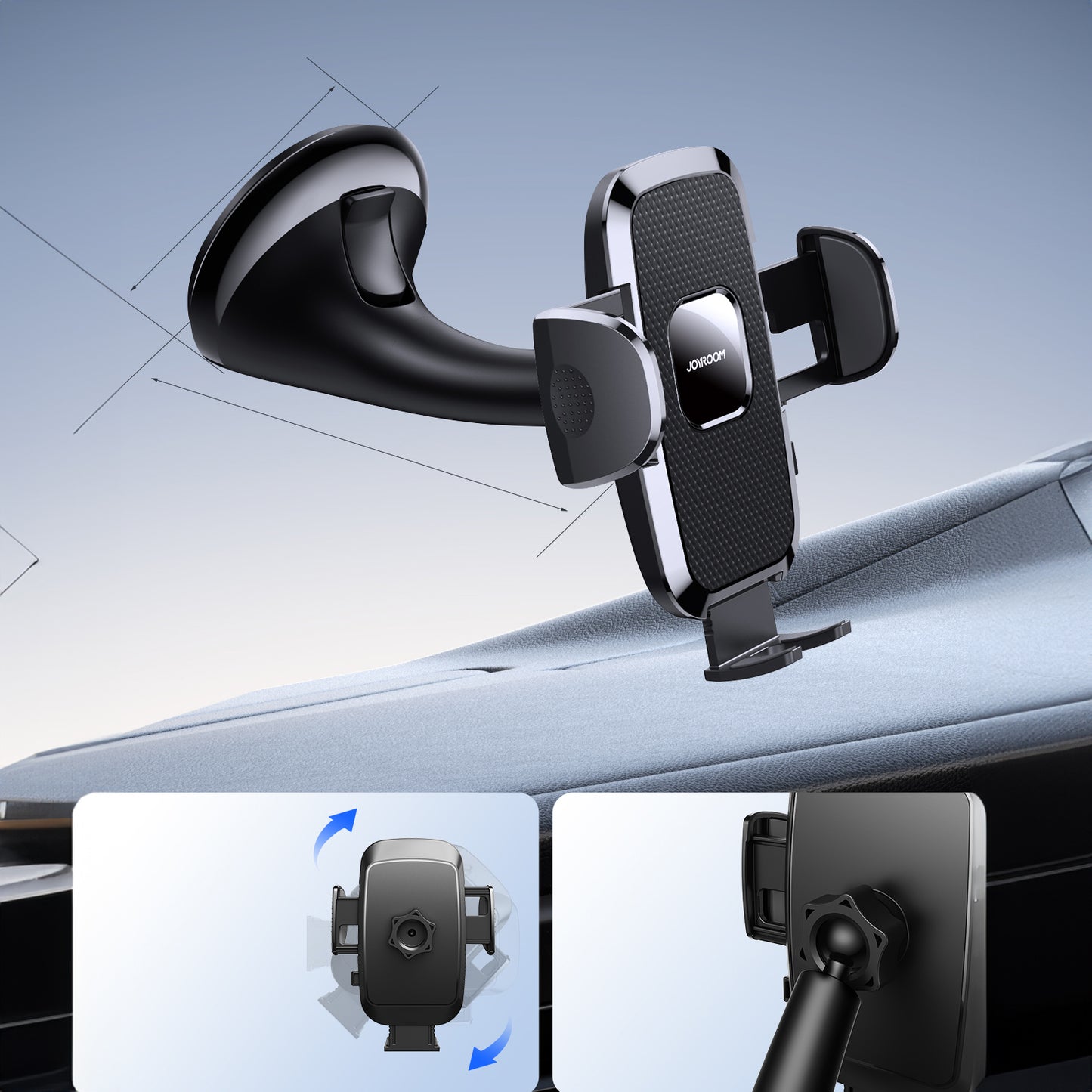 Mobile Phone Stands – Universal mechanical car phone holder for - Carlat