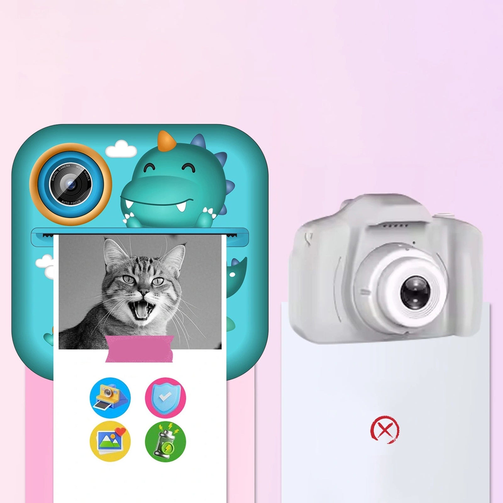 Mobile & Smart Phone Accessories – Camera with thermal printer - Carlat