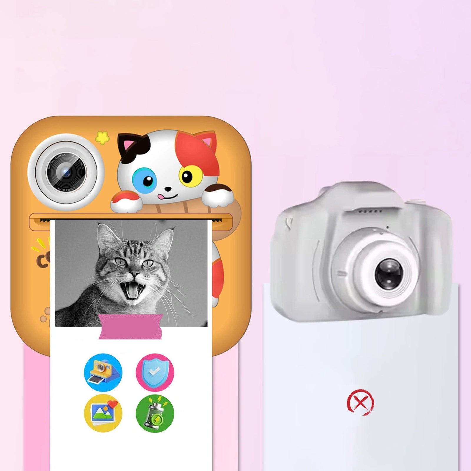 Mobile & Smart Phone Accessories – Camera with thermal printer - Carlat