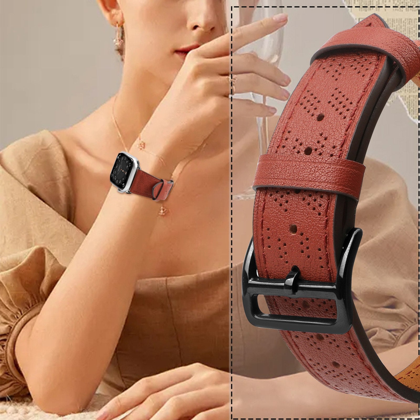 Mobile & Smart Phone Accessories – Leather strap bracelet for - Carlat