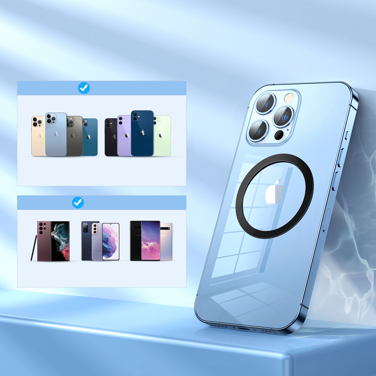 Mobile & Smart Phone Accessories – Metal magnetic ring for - Carlat