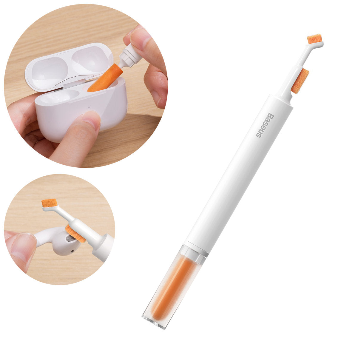 Mobile & Smart Phone Accessories – White brush for cleaning - Carlat