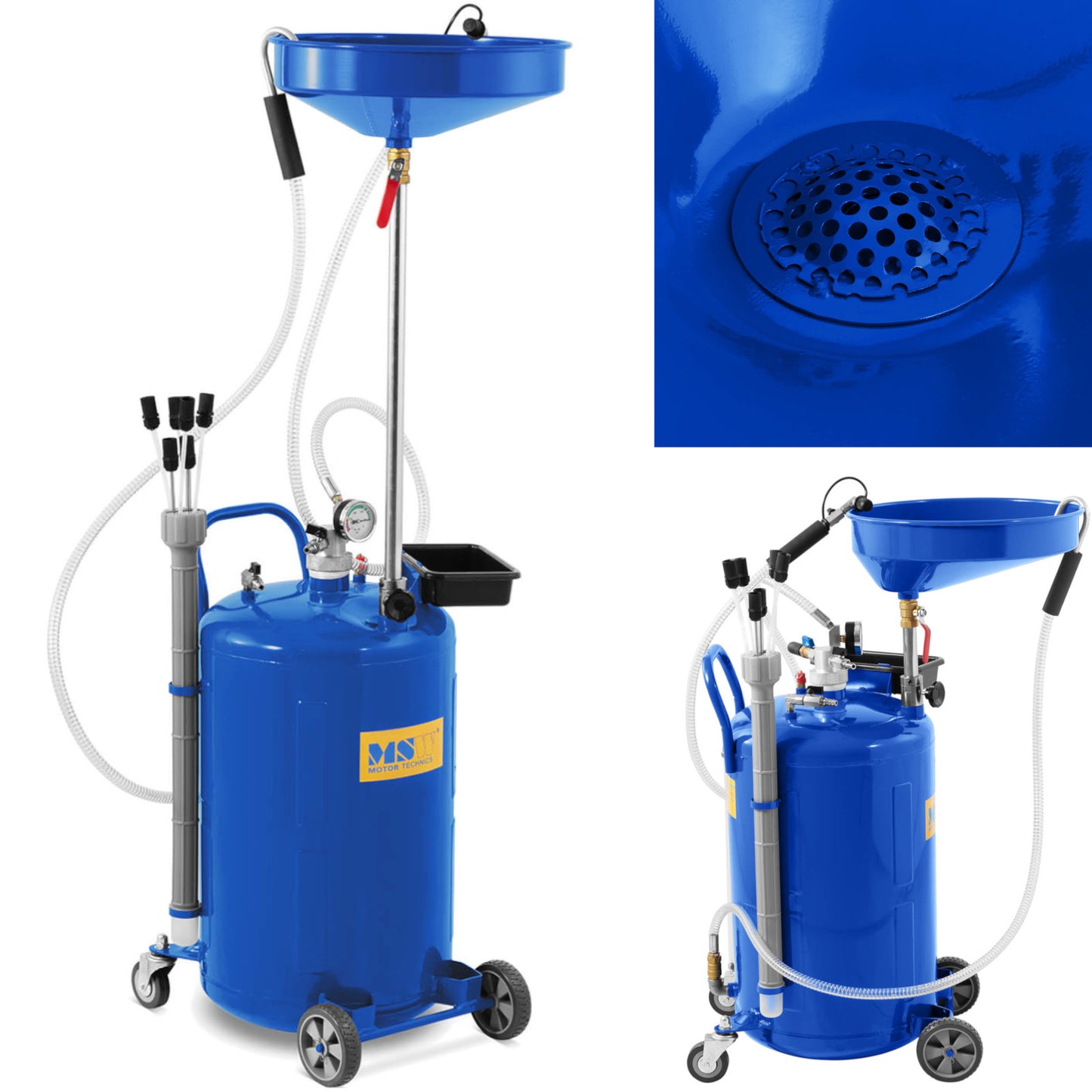 Motor Vehicle Engine Oil Circulation – Pneumatic oil suction machine, - Carlat