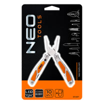 Multi-tools and – Mini multi-tool, with LED, set of 10 elements - Carlat